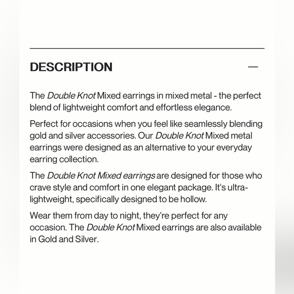 Heaven Mayhem double knot earrings - Picture 3 of 8